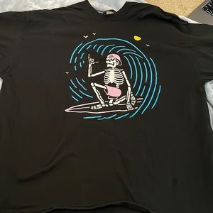 skeleton tee